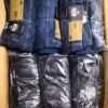 Mixed pallets of jeans