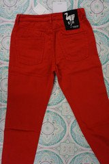 10pc FREE PEOPLE x Sandrine Rose Red Jeans 27 28