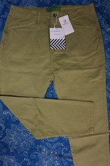 14pc FREE PEOPLE x Sandrine Rose GREEN Jeans