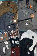 57pc Mens ARMANI A/X Ralph TALIA Kors HILFIGER Brooks Bros CK