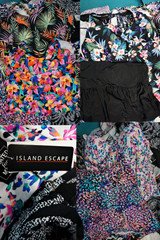 74pc ISLAND ESCAPE Swimwear TONS OF TANKINI TOPS