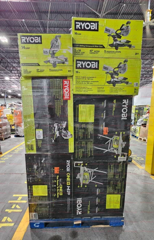 Ryobi tool pallets